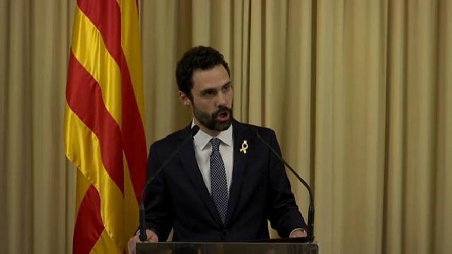 Torrent proposa Puigdemont com a candidat per ser investit president de la Generalitat