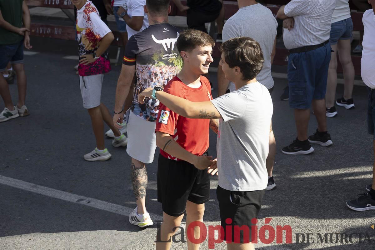 El segundo encierro de las Fiestas de Moratalla se salda con un herido