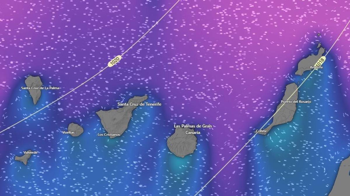 La Aemet pronostica subida de temperaturas, heladas en cumbres y viento fuerte este sábado en Tenerife
