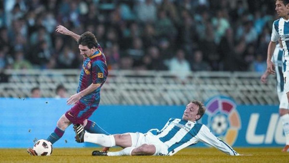 Messi superaa Rivas, ayeren Anoeta.