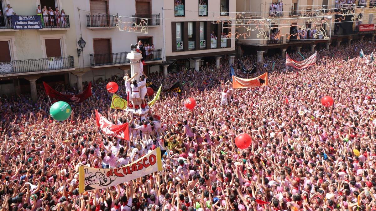 Inicio de las Fiestas de La Vaquilla de Teruel el pasado mes de julio.