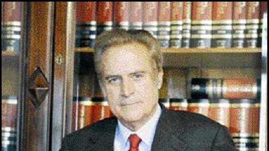 Antonio González Nieto, en su despacho del Tribunal Superior de Xustiza.