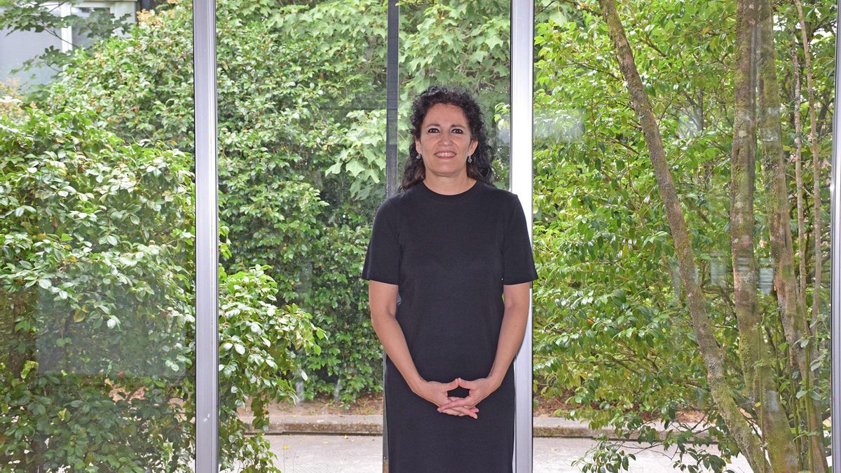 La autora de la tesis, María Luz Esteban Saiz.