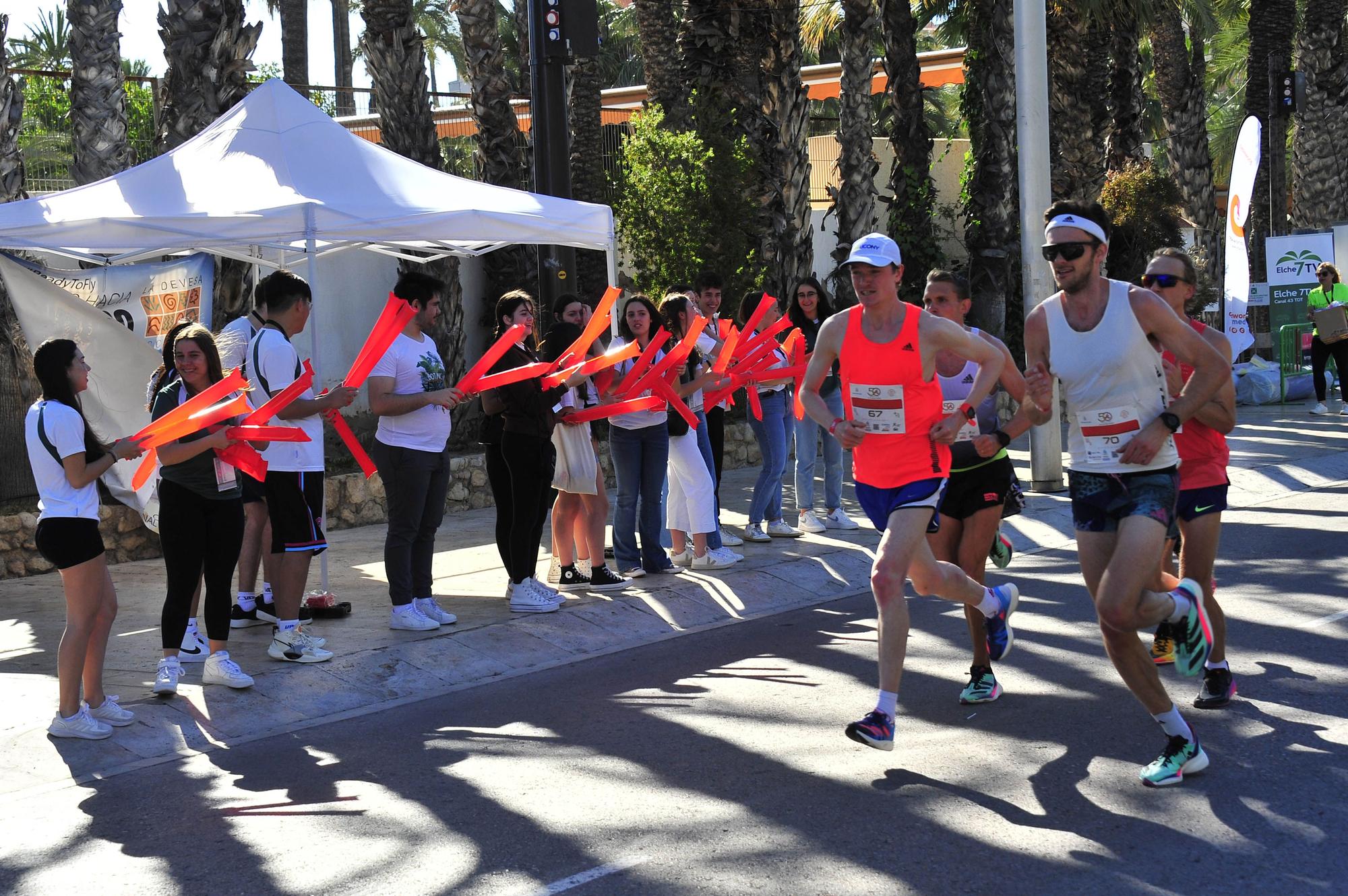 Un Medio Maratón de Elche marcado por el calor