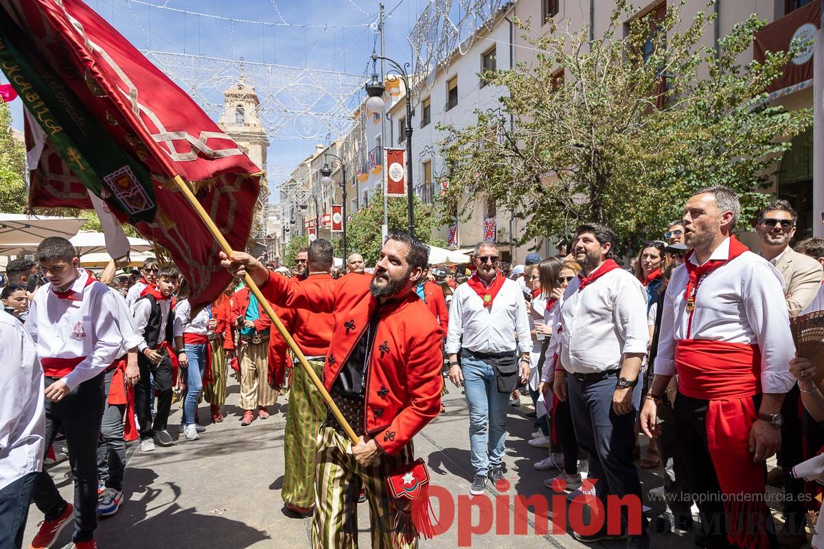 Moros y Cristianos en la mañana del dos de mayo en Caravaca