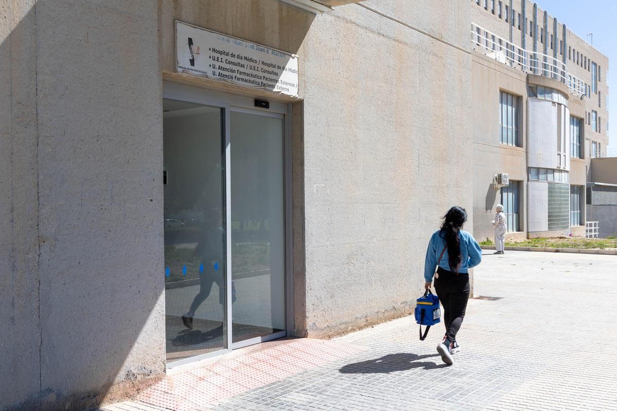 Espacio donde estaba previsto construir el nuevo centro de día de oncología del Hospital de Sant Joan