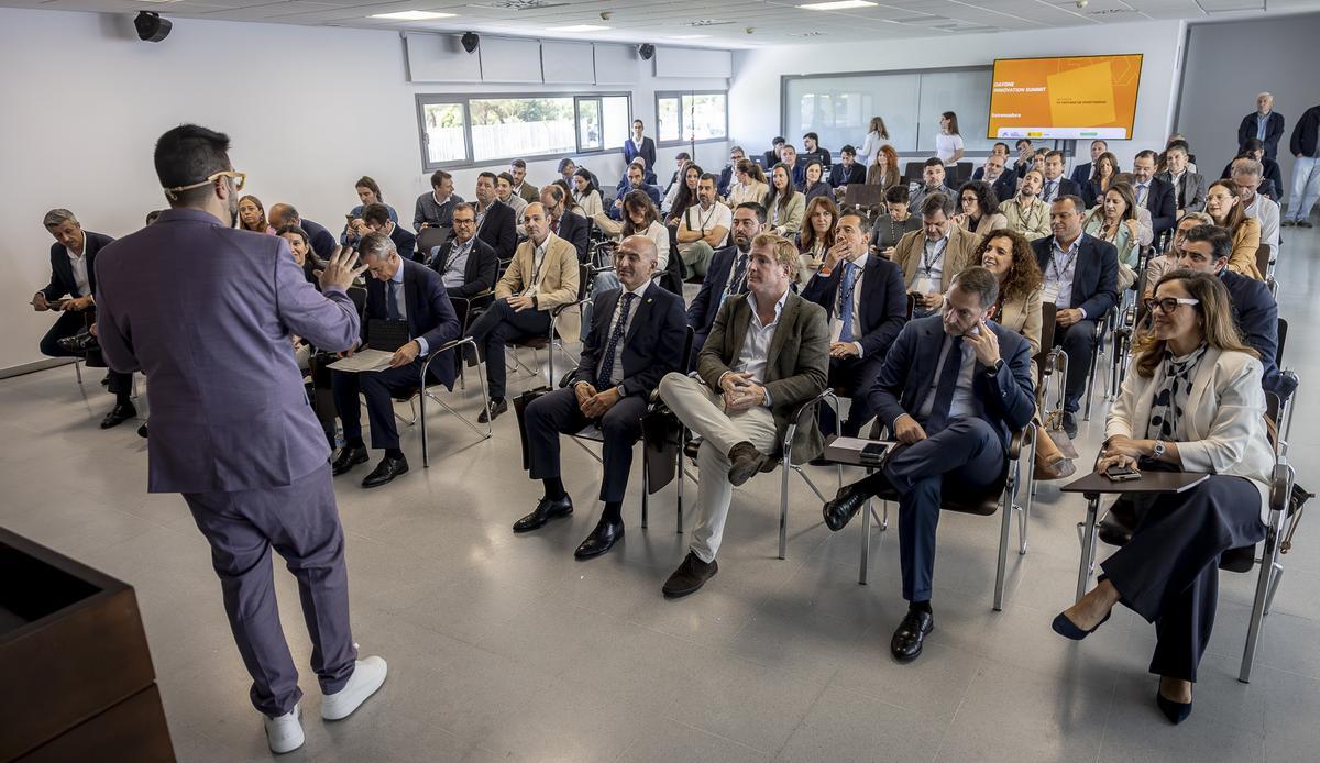 Momento de la final del Premio Emprende XXI en Fundecyt PCTEX, Badajoz