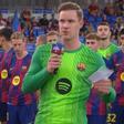 Ter Stegen emocionado ante los aplausos de los culers:  Us estimo, culers