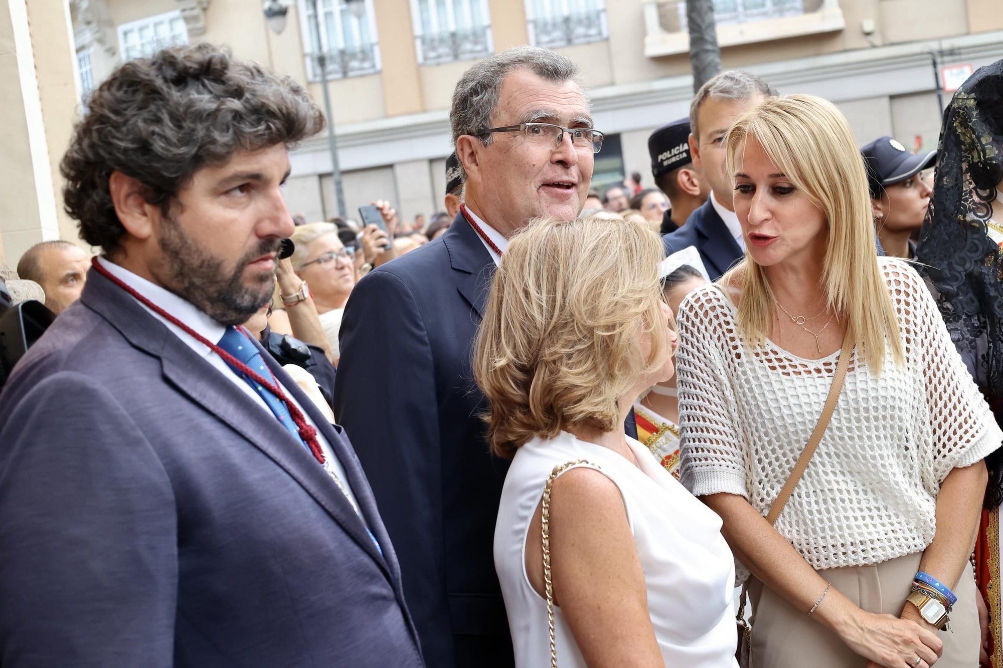 La llegada de la Virgen de la Fuensanta a Murcia para la Feria, en imágenes.