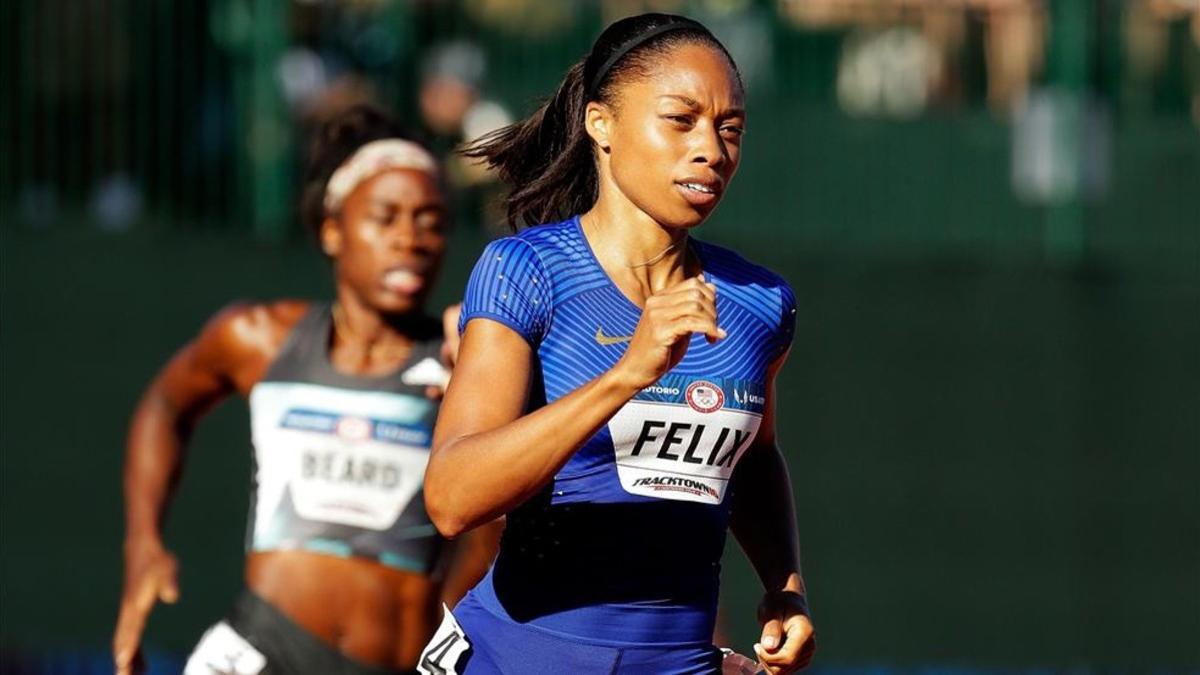 Allyson Felix quiere competir, como mínimo, hasta las próximos Juegos Olímpicos en Tokio