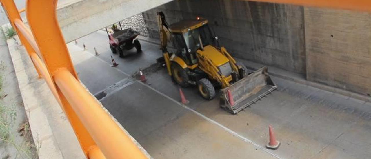 Mejoras en el túnel de acceso a la segunda fase de Fuente del Jarro