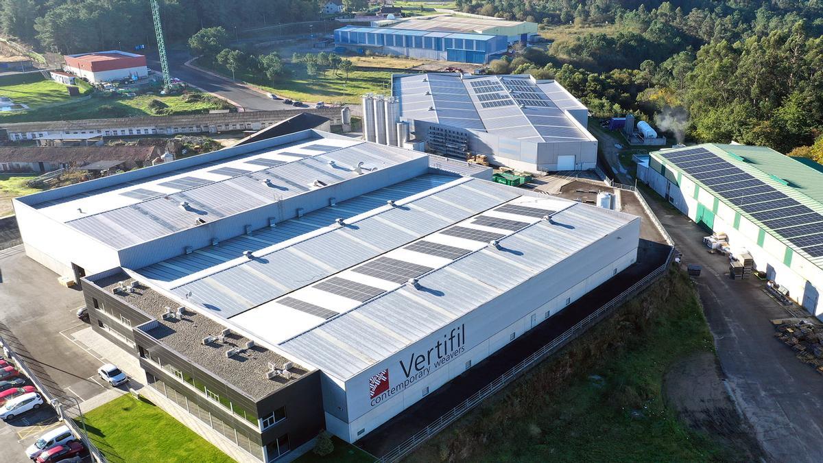 Instalación de autoconsumo de EiDF Solar para la empresa Vertifil en Galicia.