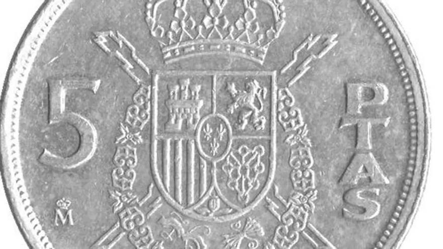 Monedas de 5 pesetas por 30.000 euros: busca en casa