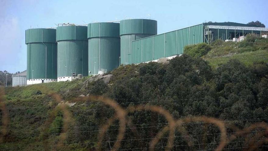 Instalaciones de la planta de basuras de Nostián, en A Coruña.