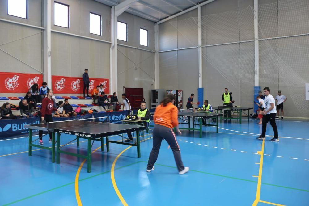 Final de tenis de mesa de Deporte en Edad Escolar