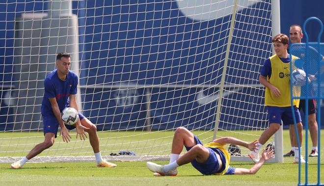 Las divertidas anécdotas del último entrenamiento del Barça