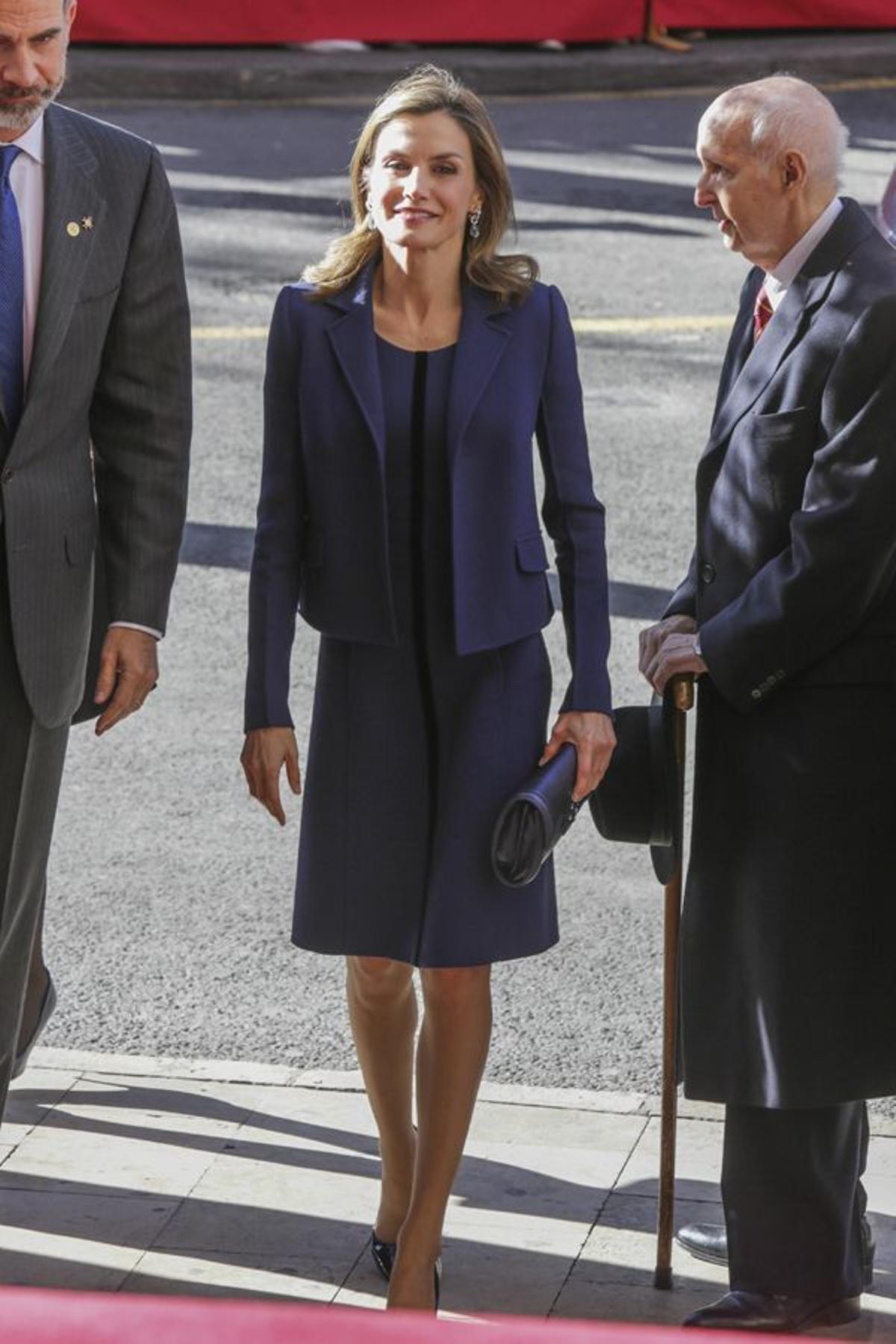 Letizia Ortiz en los Premios Jaime I: con look de Felipe Varela