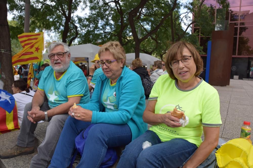 Berguedans a la manifestació de la Diada