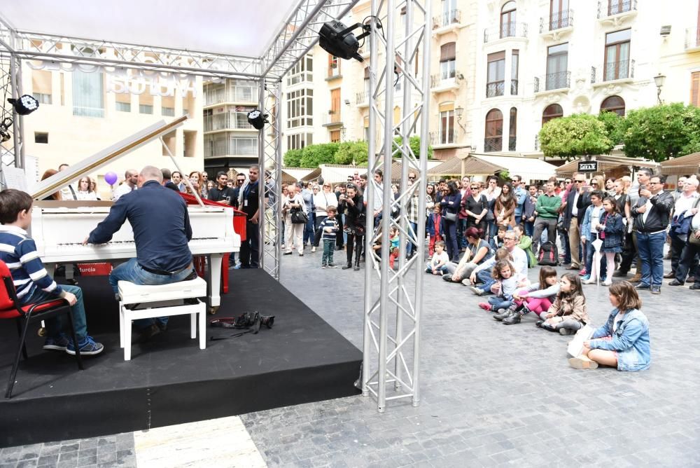 Pianos en las calles de Murcia