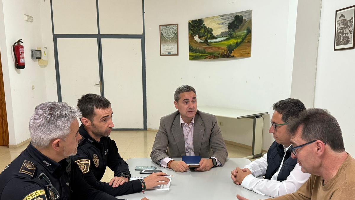 Intervención policial.
