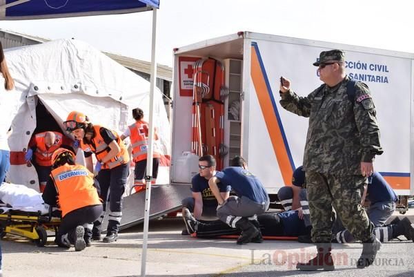 Simulacro de la UME en Alcantarilla