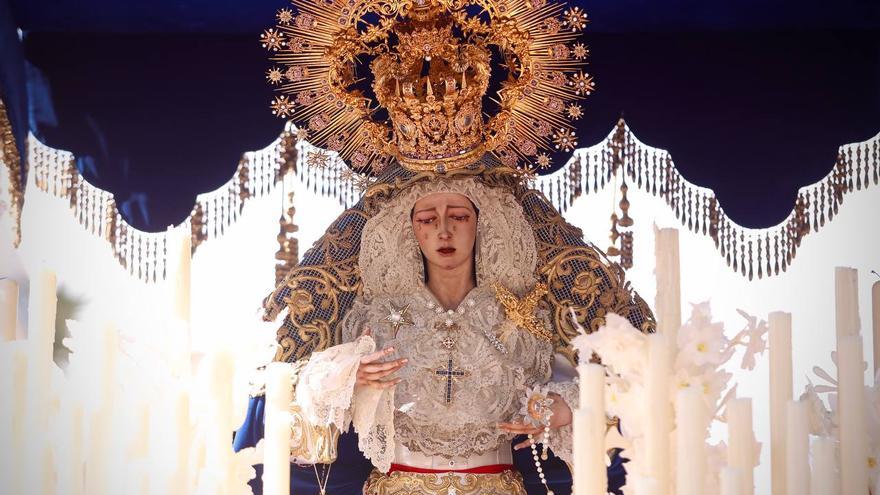 La hermandad de la Estrella dedica sus cirios solidarios a la lucha contra el acoso escolar y a las víctimas del accidente de Adamuz