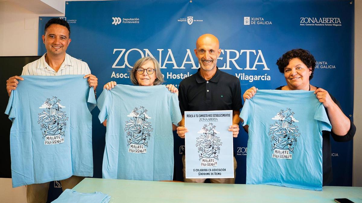 La presentación también sirvió para mostrar la camiseta.