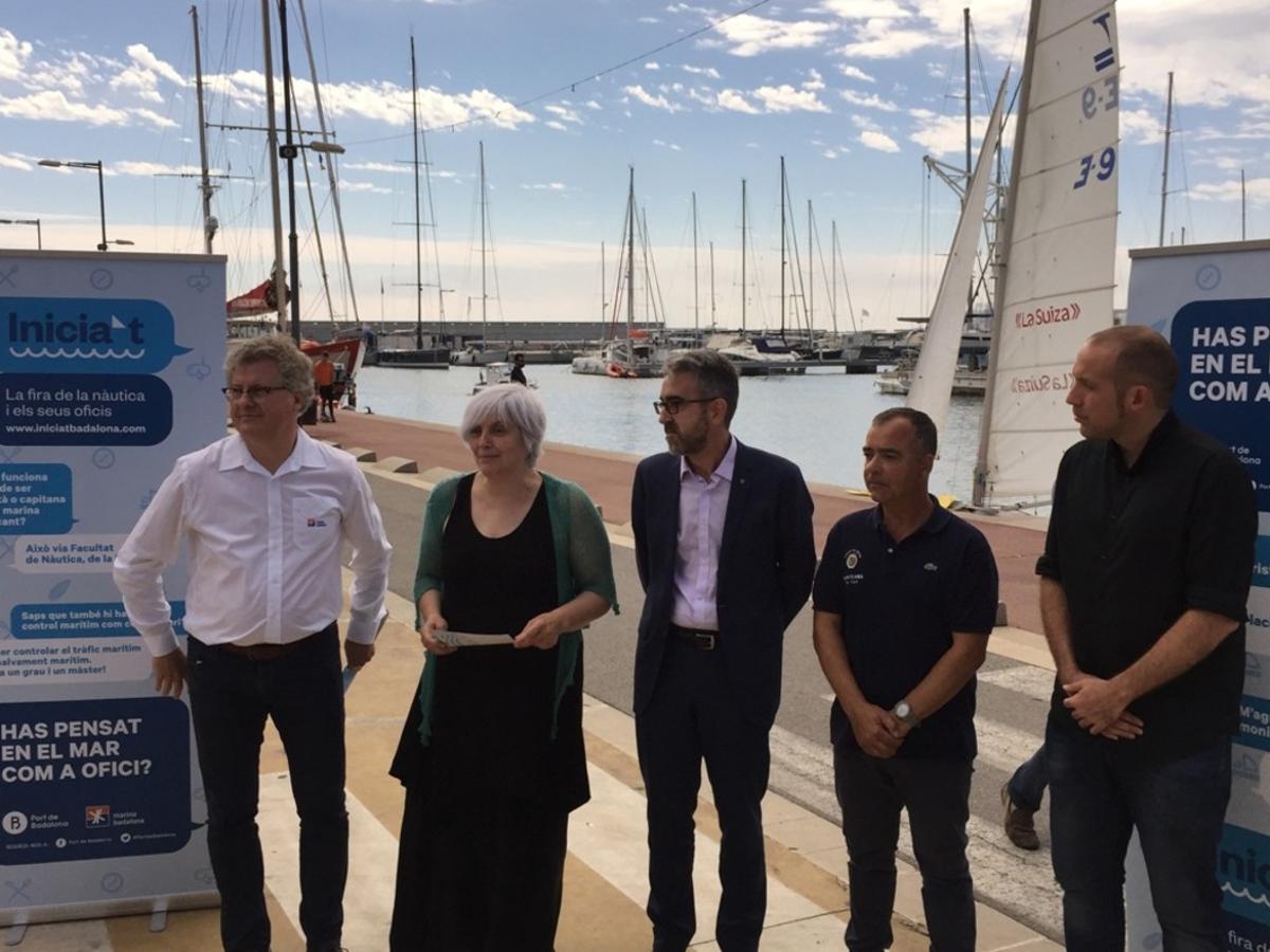  Acto de presentación de la Feria de la Náutica y sus Oficios, en Badalona