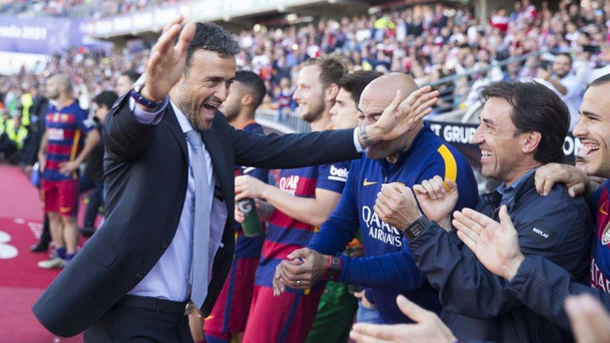 Luis Enrique conquistó su segunda Liga un 14 de mayo