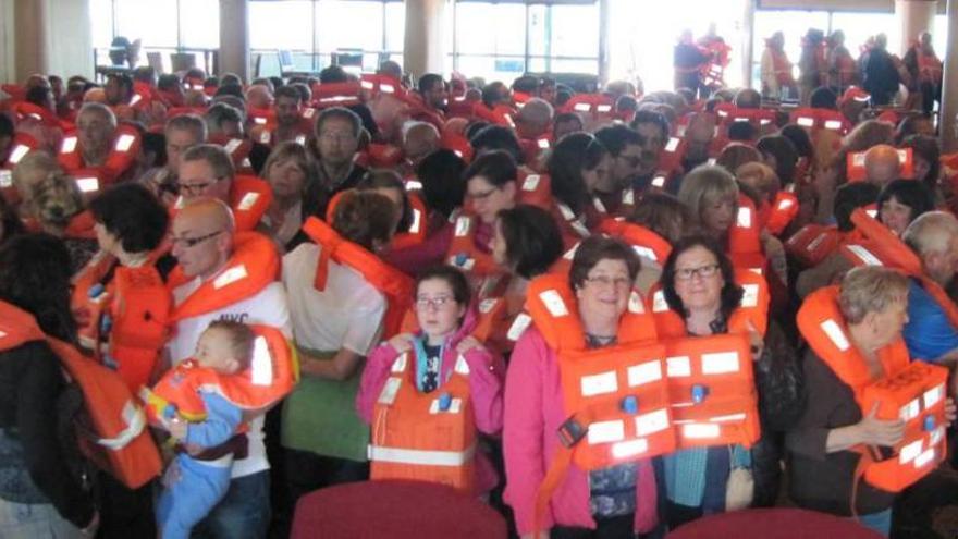 &quot;Los Más Grandes&quot;, durante el crucero.