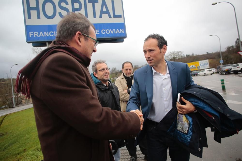 "Temporal en Asturias: El hospital de Arriondas, d