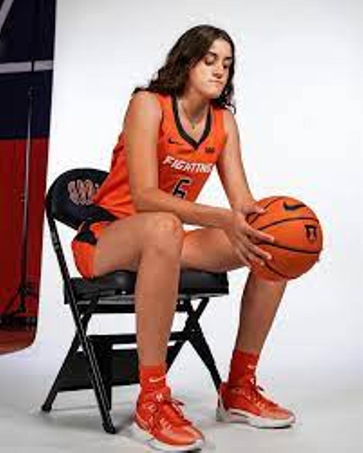 La vilagarciana tiene las ideas muy claras en el baloncesto.