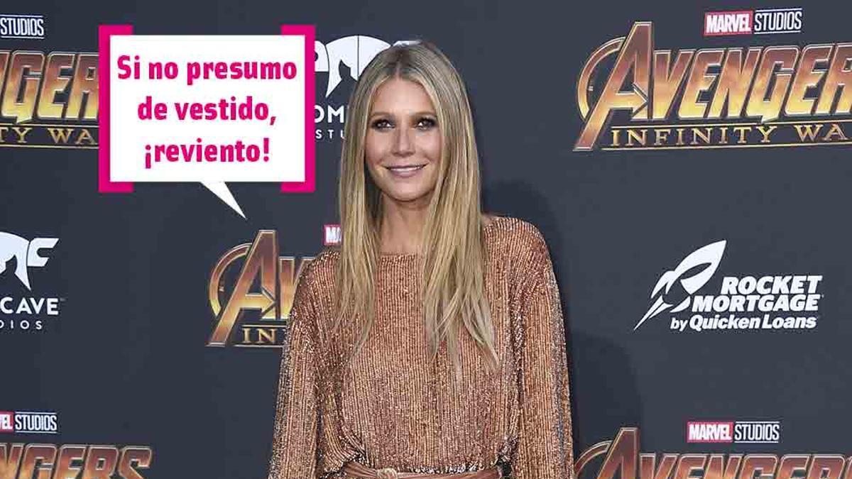 Gwyneth Paltrow en un estreno de cine