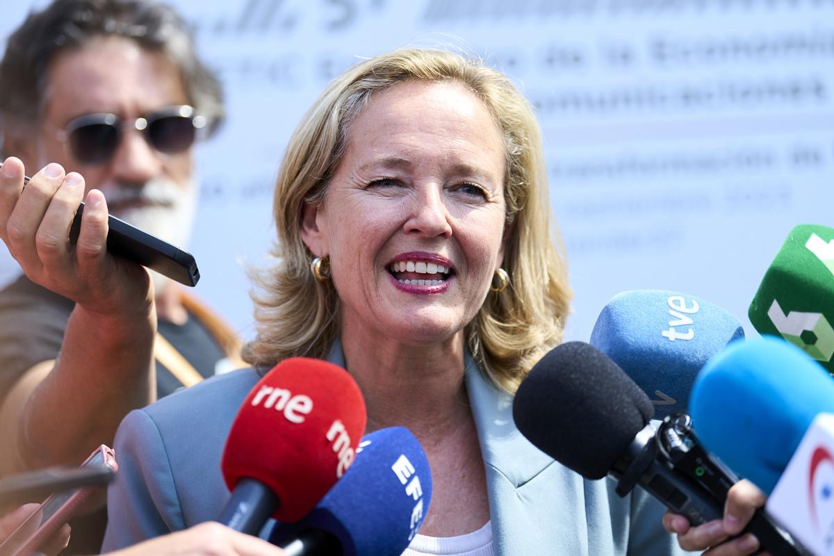 La vicepresidenta primera del Gobierno y ministra de Asuntos Económicos y para la Transformación Digital en funciones, Nadia Calviño. La vicepresidenta primera del Gobierno y ministra de Asuntos Económicos y para la Transformación Digital en funciones, Nadia Calviño.