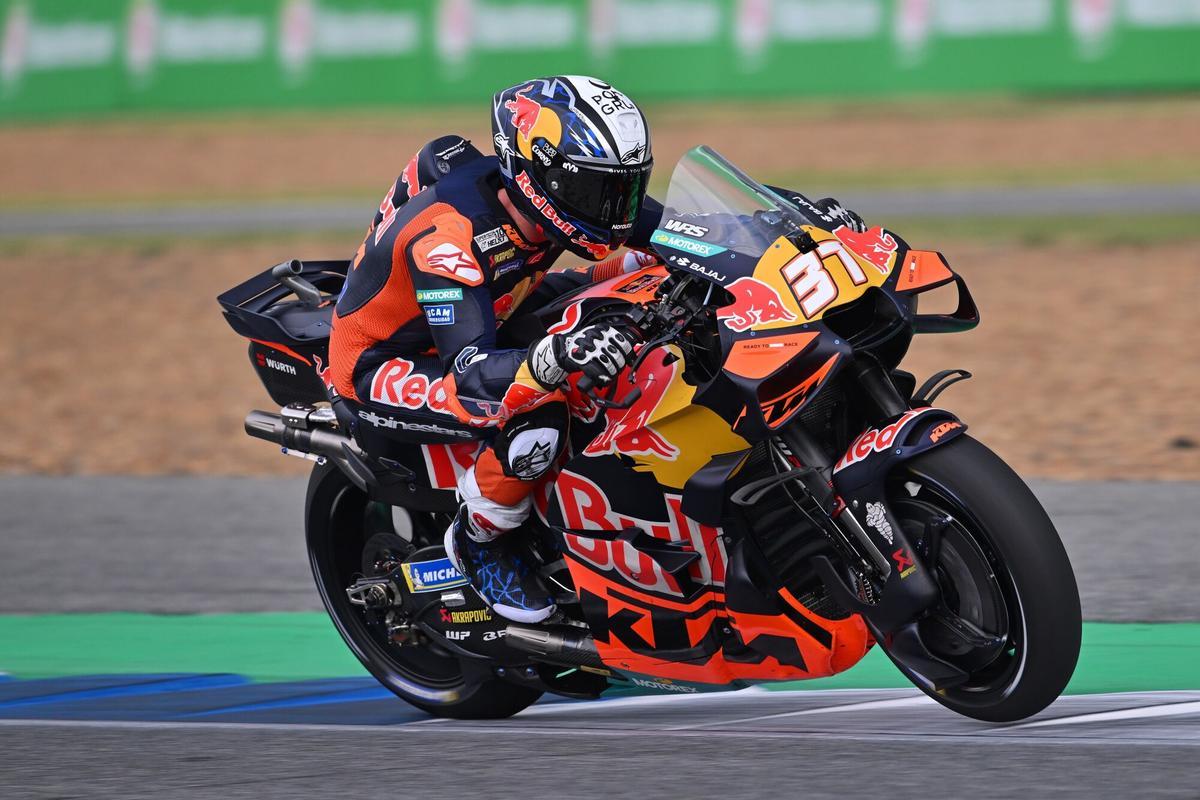27/02/2026 37 ACOSTA Pedro (spa), Red Bull KTM Factory Racing, KTM RC16, action during the 2026 MotoGP PT Grand Prix of Thailand on the Chang International Circuit from February 27th, to March 1st, in Buriram, Thailand - Photo Studio Milagro / DPPI DEPORTES GIGI SOLDANO / DPPI Media / AFP7 / Europa Press