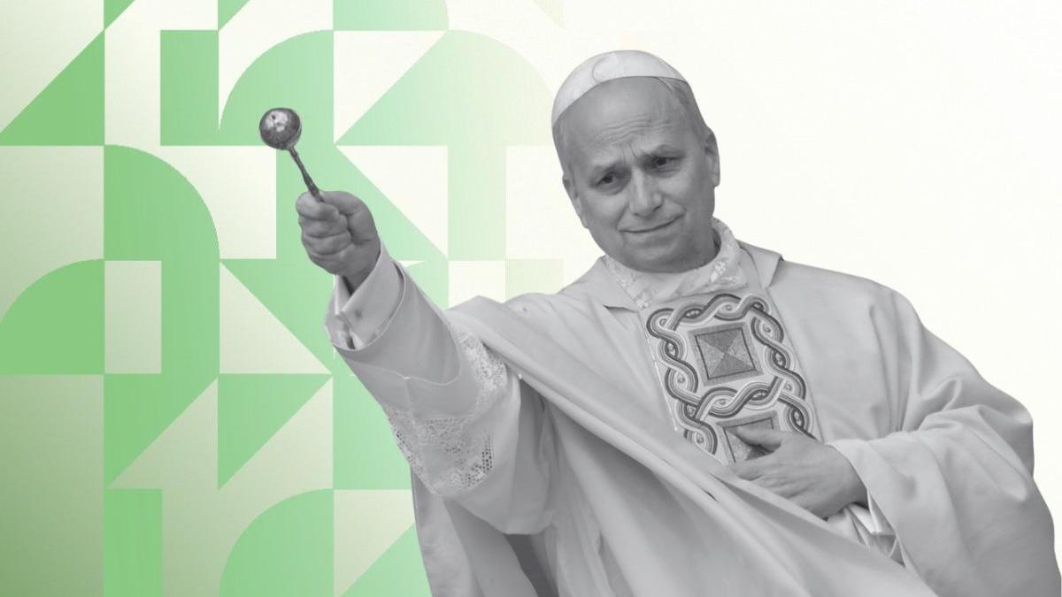 El papa León XIV.