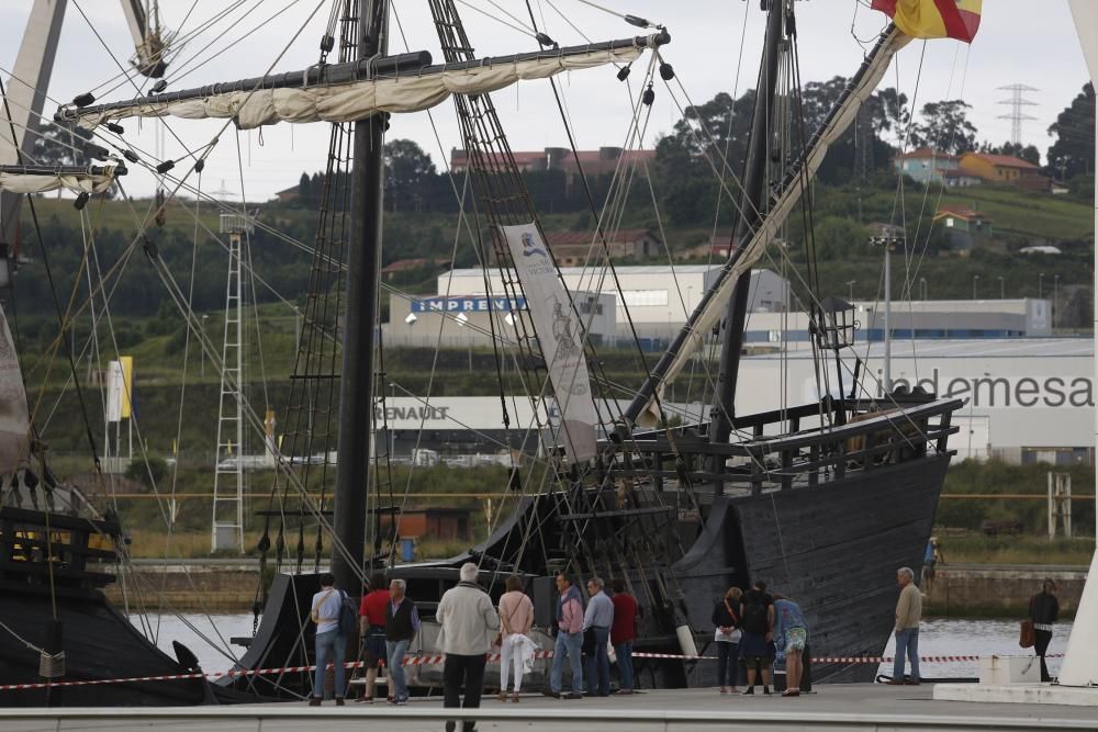 La nao "Victoria" recala en Avilés