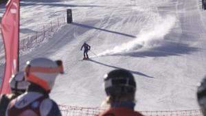 Esquiadores en la estación de La Molina