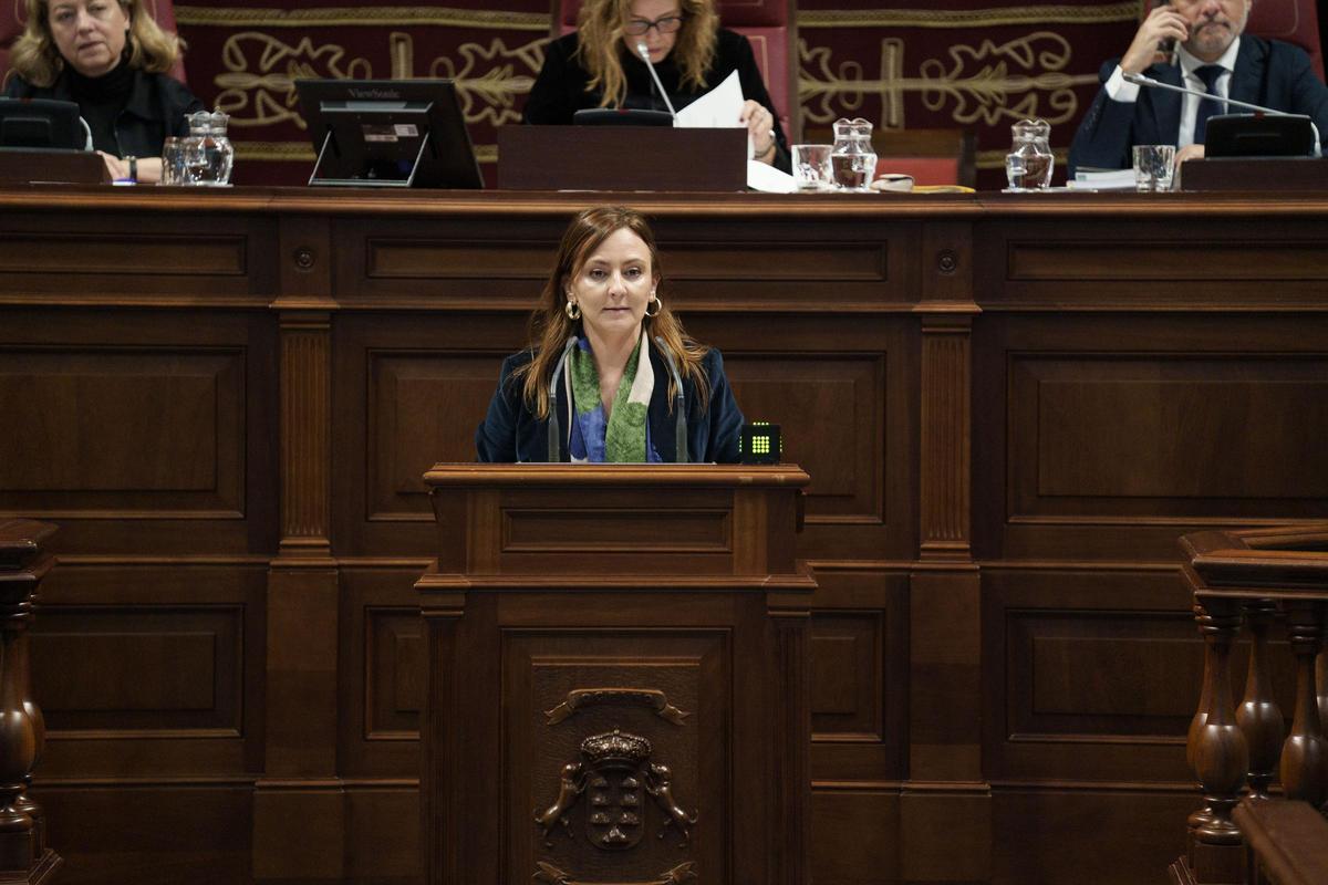 La consejera de Presidencia, Administraciones Públicas, Justicia y Seguridad, Nieves Lady Barreto.