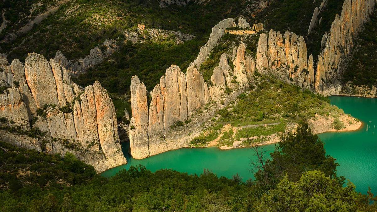 La Muralla China de Huesca es una maravilla geológica.