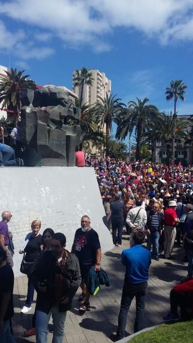 Las Palmas de Gran Canaria sale a la calle "por unas pensiones más dignas"