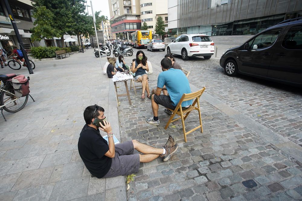 Ocupació d'aparcaments a Girona