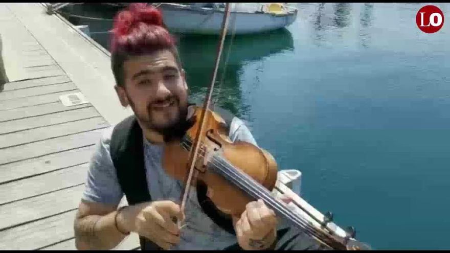 Strad, el violinista rebelde, que actúa hoy en El Batel