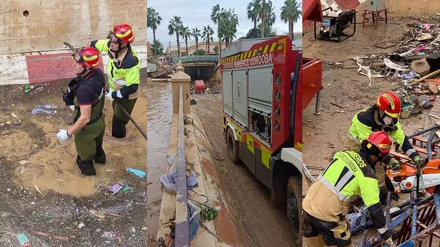 Los bomberos de Córdoba, en la zona cero del desastre: "El primer objetivo es recuperar los cuerpos"