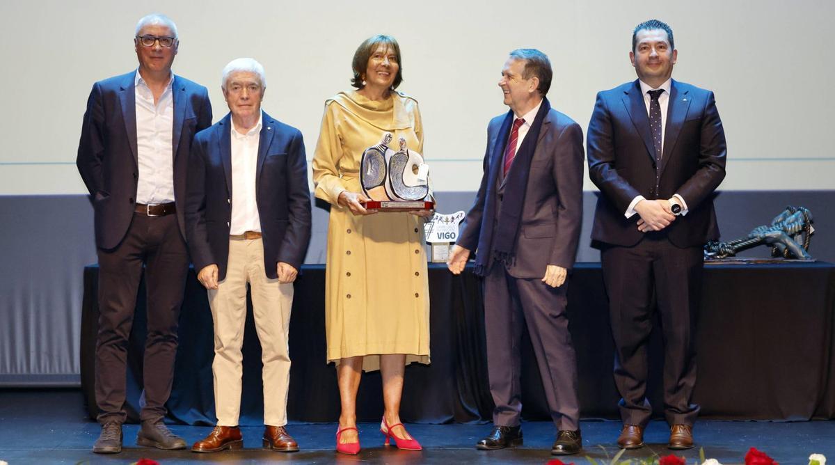 Rogelio Garrido, Manel Fernández, Ángeles Liboreiro, Abel Caballero y Manuel Alonso.