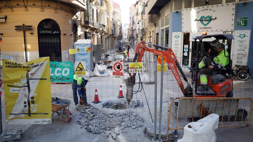La calle Álamos ya tiene fecha para el fin de las obras