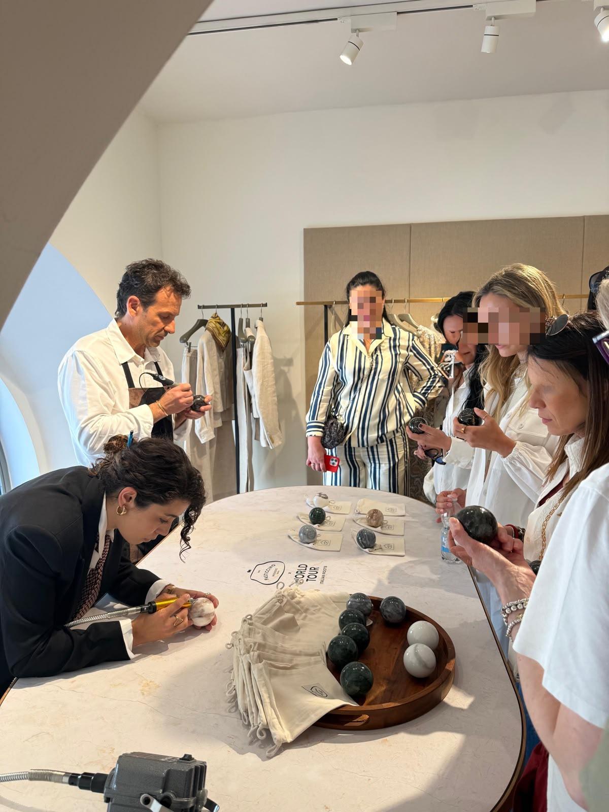 Leticia participa en el evento Pasticcino Bag World Tour "Italian Roots" para la marca Max Mara