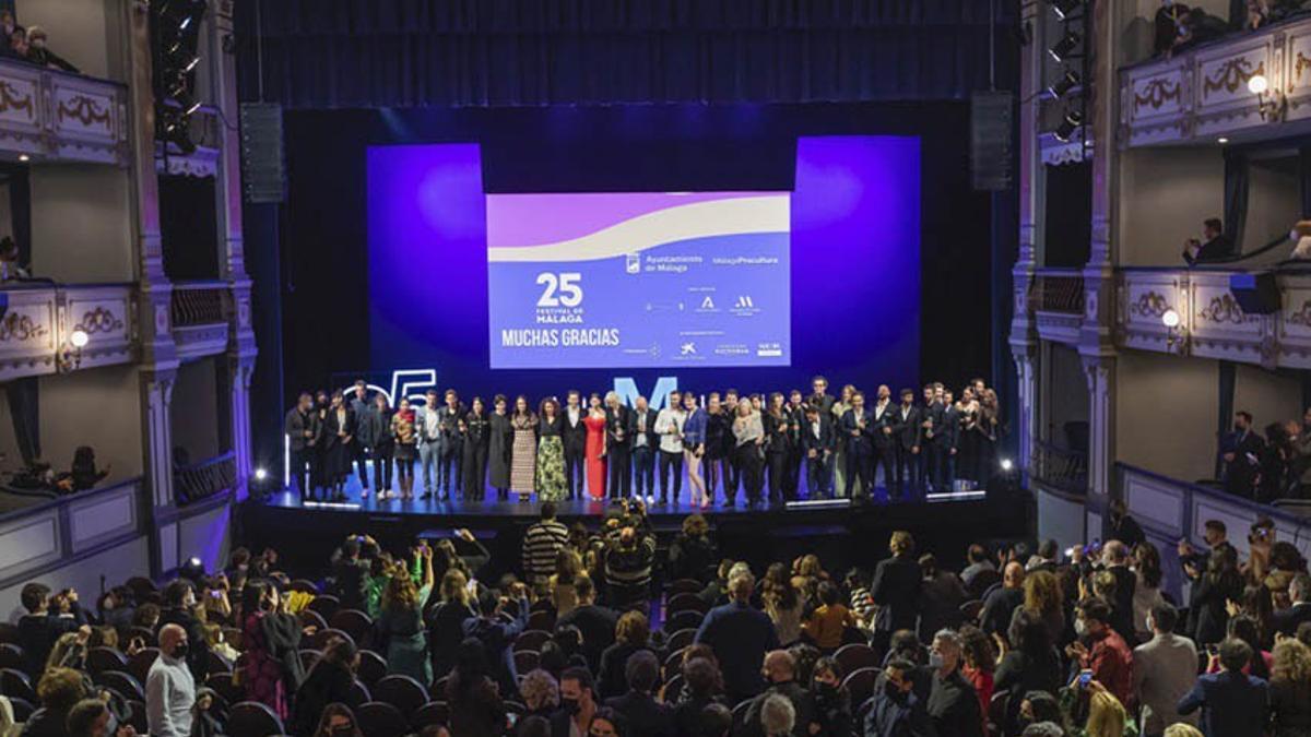 Clausura de la 25 edición del Festival de Cine de Málaga