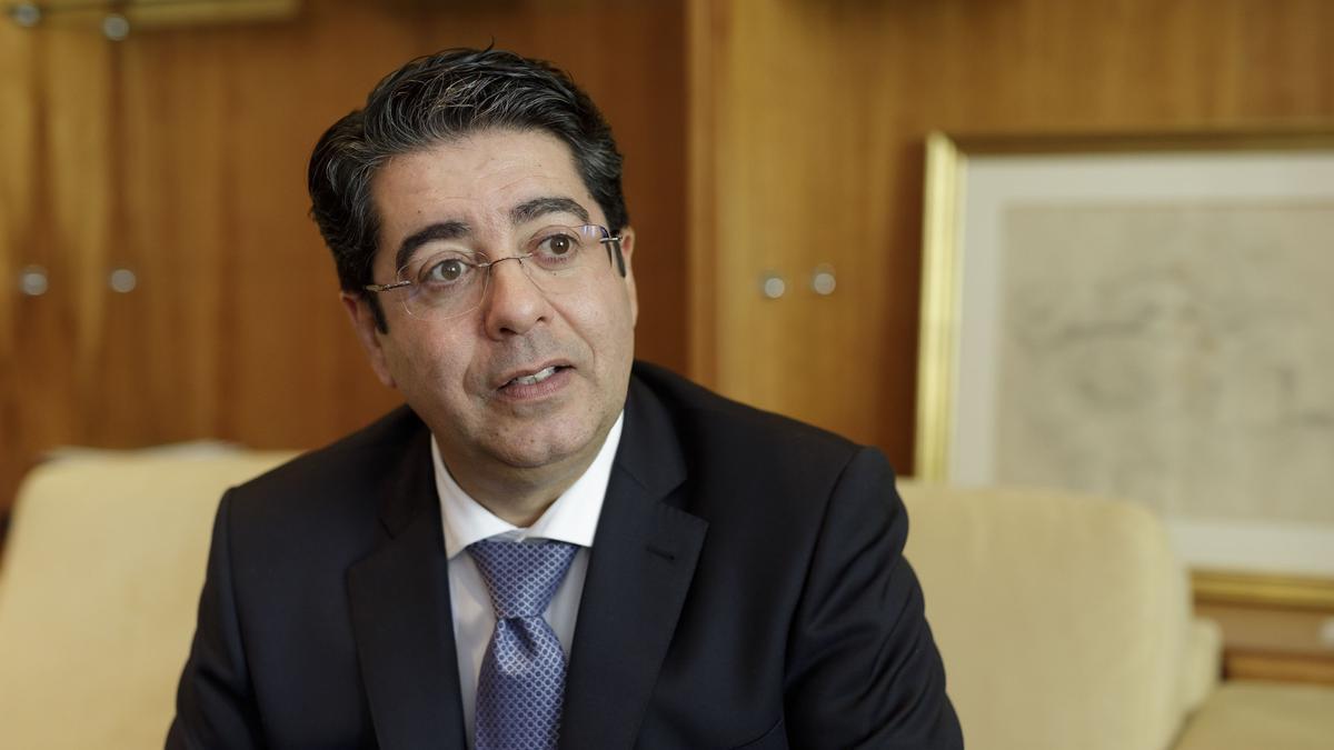 El presidente del Cabildo de Tenerife y candidato a la reelección, Pedro Martín.