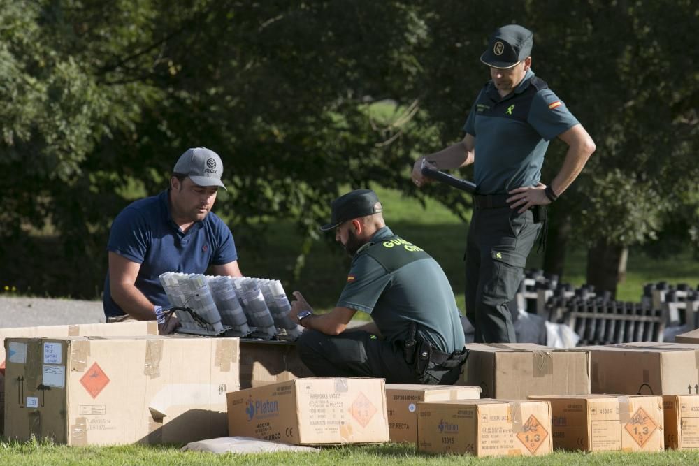 Operativo Guardia Civil fuegos San Mateo